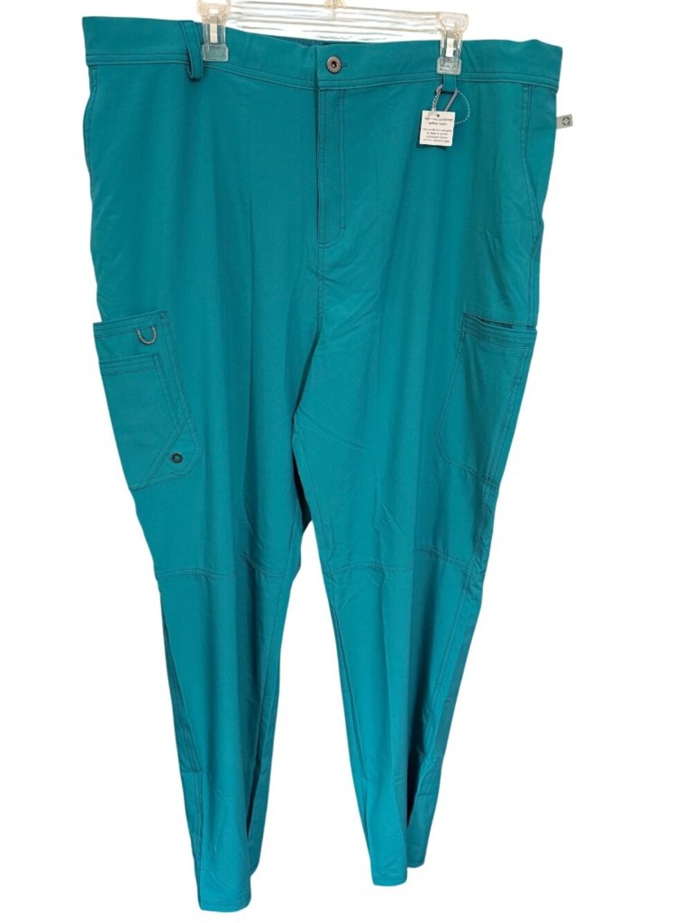 Carhartt Utility Cargo Scrub Pants Teal Turquoise Blue Mens 2XTall NWT